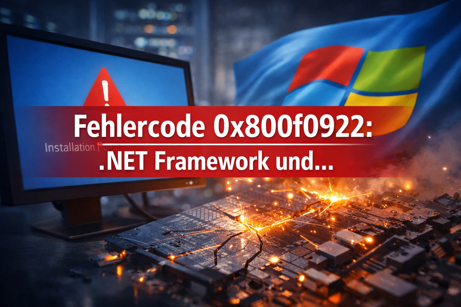 Fehlercode 0x800f0922: .NET Framework und Windows-Funktionen lassen sich nicht installieren, Lösungen