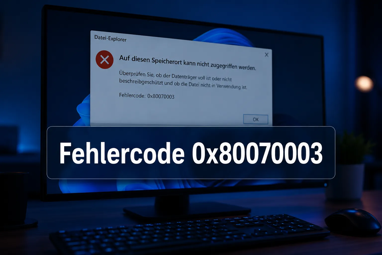 Fehlercode 0x80070003: Das System kann den angegebenen Pfad nicht finden, Ursachen und Lösungen