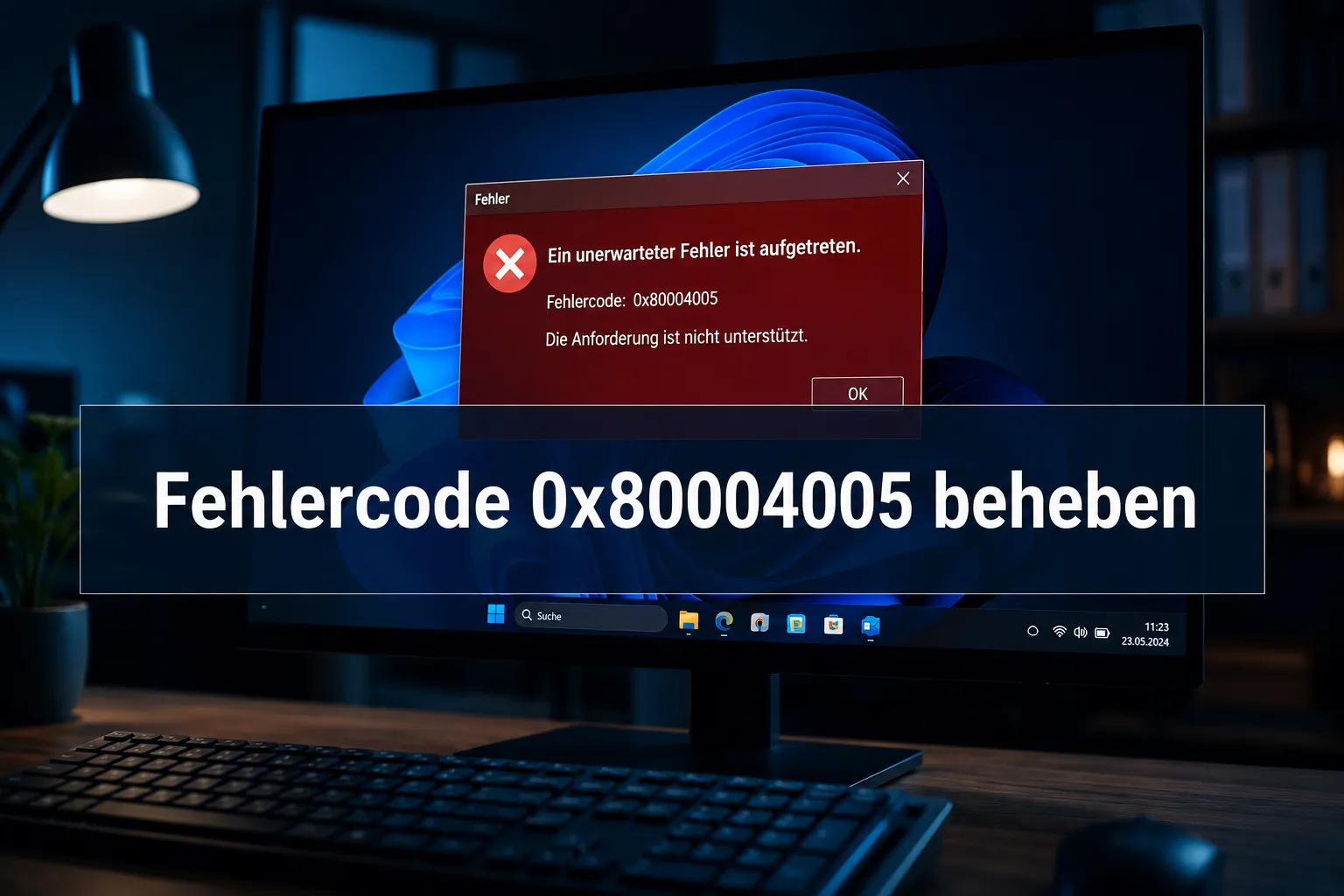 Windows Fehlercode 0x80004005: Unbekannter Fehler beheben – für Windows Update und Installation