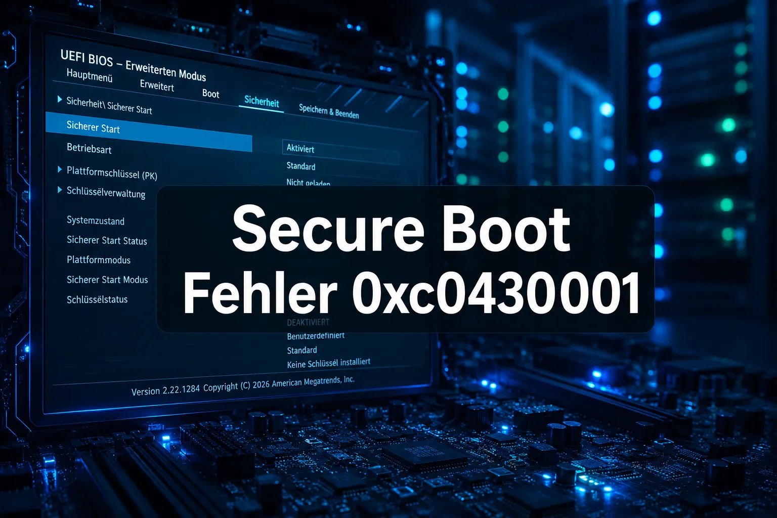 Secure Boot Fehler 0xc0430001 in Windows 11: Ursachen im Boot-Trust-Chain und konkrete Fixes
